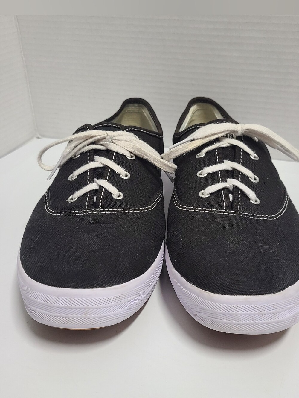 Keds Champion Originals Black Lace-Up Sneakers Sz 12W - Picture 7 of 13